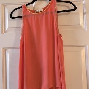 Salmon colored work tank
